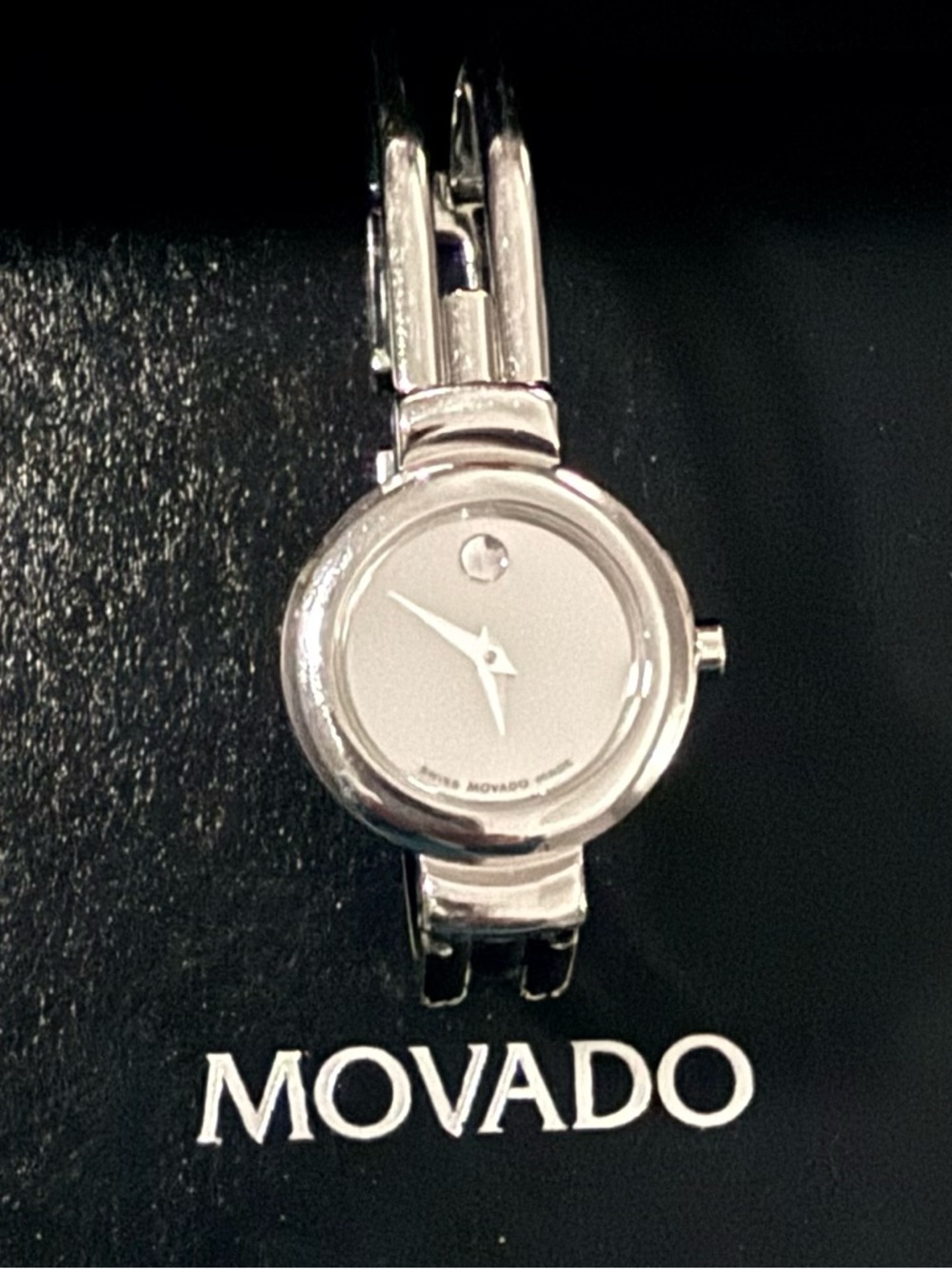 ✨ Movado Ladies Harmony Silver-tone Bangle Watch
